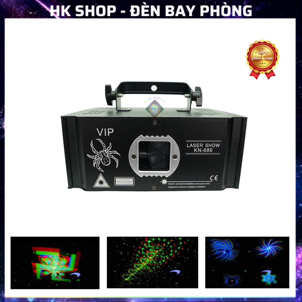 Đèn Laser Bay Phòng KN686 Dùng cho quán bar , pub , karaoke , sân khấu