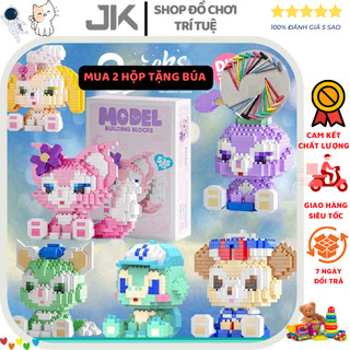 [Mua 2 Tặng búa] Bộ đồ chơi mô hình mẫu MODEL lắp ráp xếp hình nhân vật 3D đáng yêu, xếp hình nhiều hình dễ thương