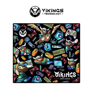Bàn di chuột Vikings Barbarian Chroma - Pad chuột Vikings 450x400x4mm, mặt speed, chính hãng