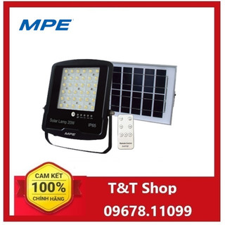 Đèn pha năng lượng mặt trời hàng chính hãng MPE công suất 50W - 100W