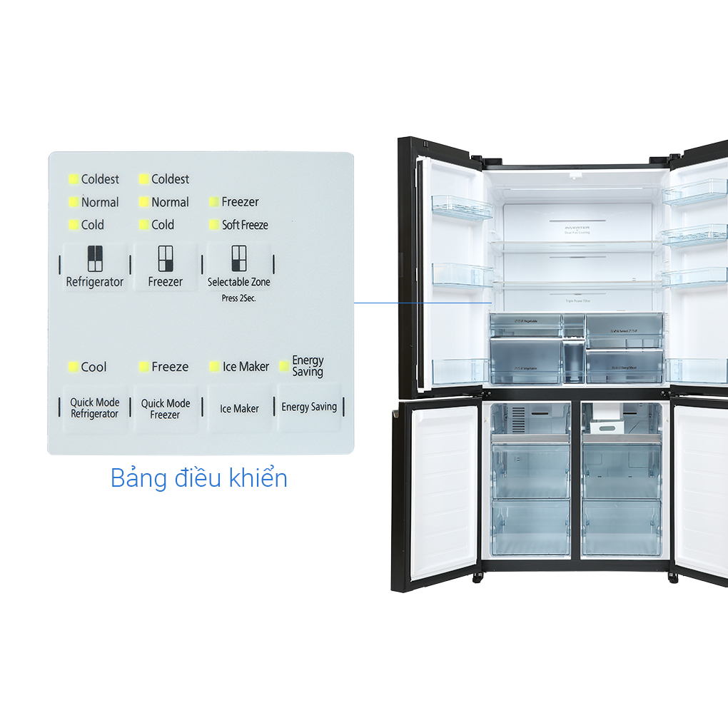 TỦ LẠNH HITACHI INVERTER 569 LÍT R-WB640PGV1 GMG 2021