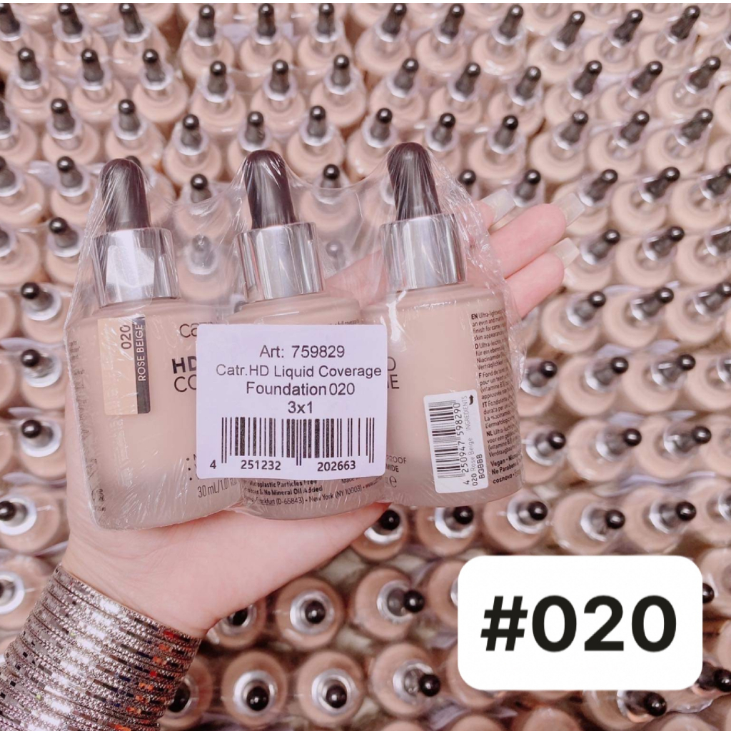 KEM NỀN CATRICE HD LIQUID COVERAGE 24H