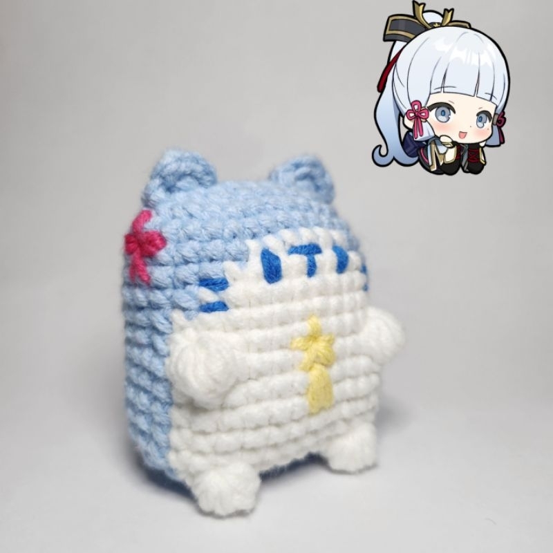 Móc khóa nhân vật nữ Genshin Impact dạng mèo - Genshin Impact female characters as amigurumi cats