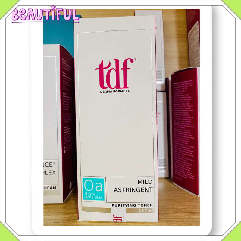TONER TDF Mild Astringent tăng hấp thu dưỡng chất DÀNH CHO DA DẦU & DA MỤN TDF Mild Astringent 100ml& 237ml