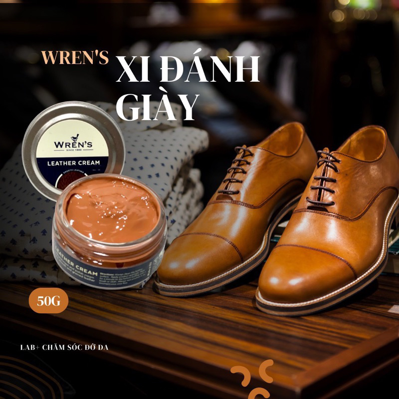 XI KEM CHO GIÀY DA WREN'S hàng chính hãng 100% Châu Âu