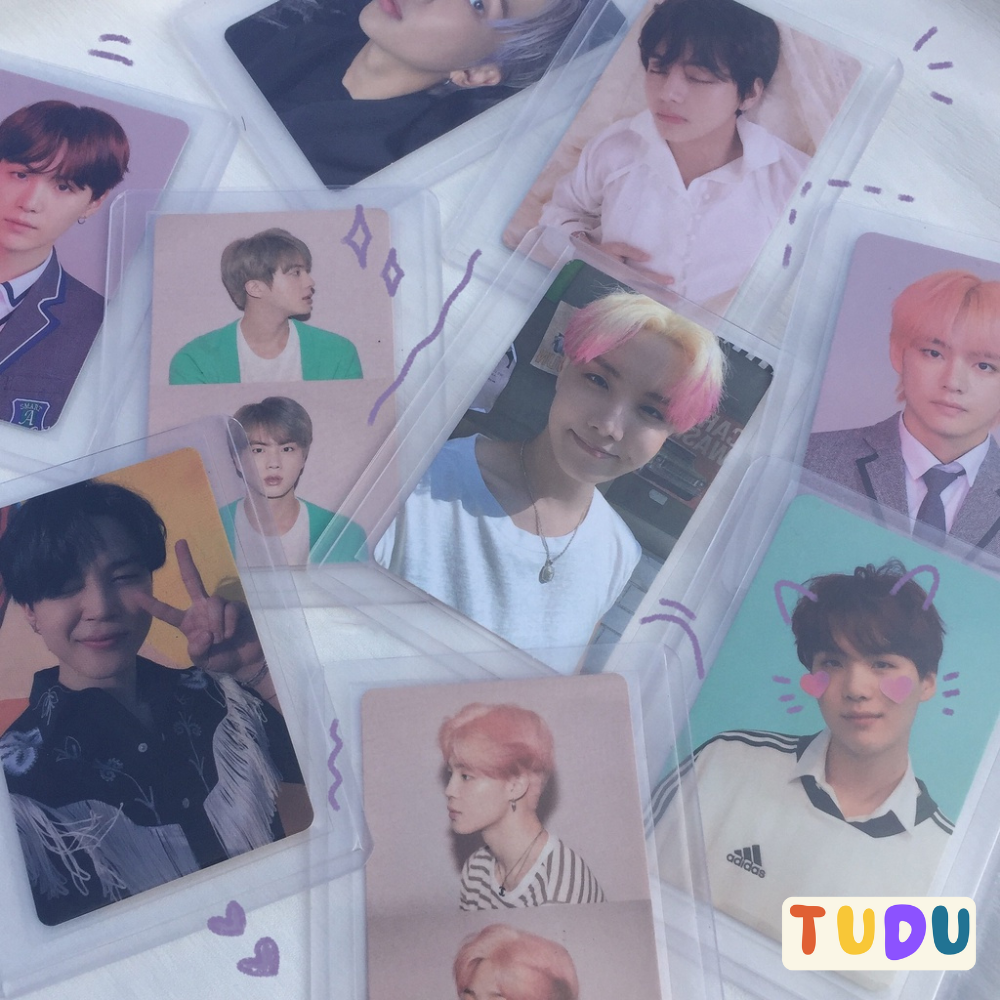 Toploader tấm đựng thẻ Anime, đựng thẻ thần tượng Kpop BTS Blackpink mới giữ nguyên Seal