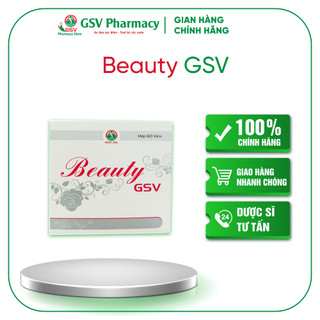 BEAUTY GSV - Viên uống bổ sung collagen, vitamin hỗ trợ làm đẹp da, tóc, móng