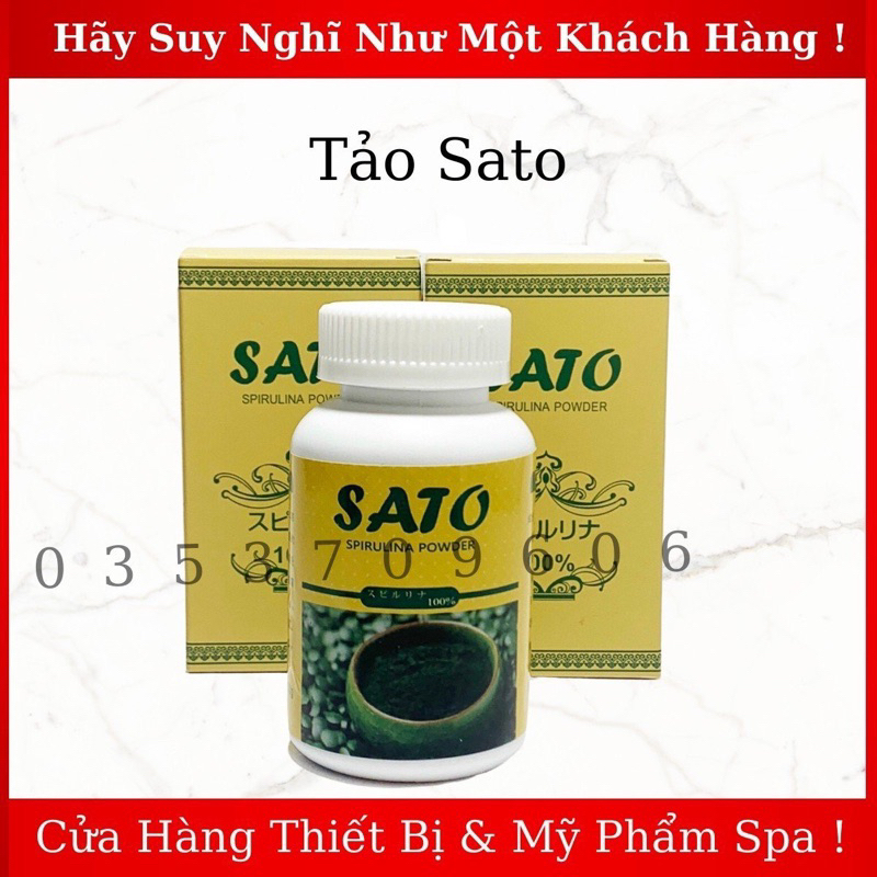 Tảo sato đắp mặt nạ,cấy tảo nano,cấy trắng dùng cho spa