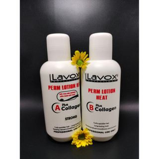 Kem uốn nóng collagen lavox ab tạo sóng căng mềm bóng mượt