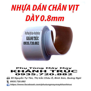 Nhựa dán chân vịt dày từ 0.5mm đến 1mm máy may công nghiệp
