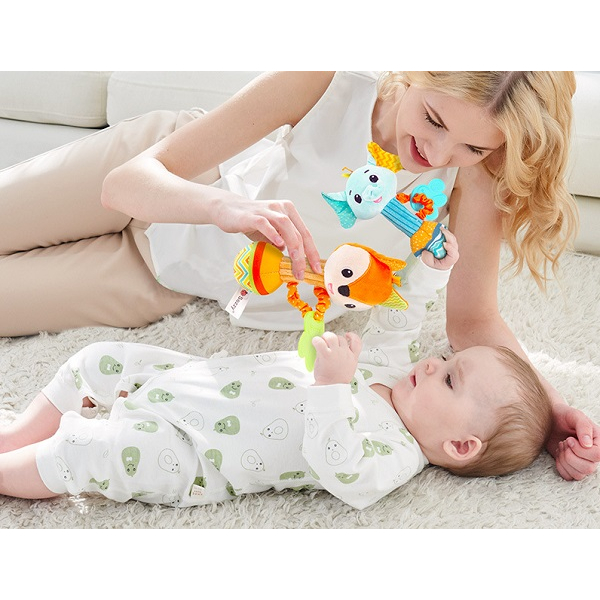 Đồ chơi lục lạc đeo tay, phát ra âm thanh cho bé Sozzy