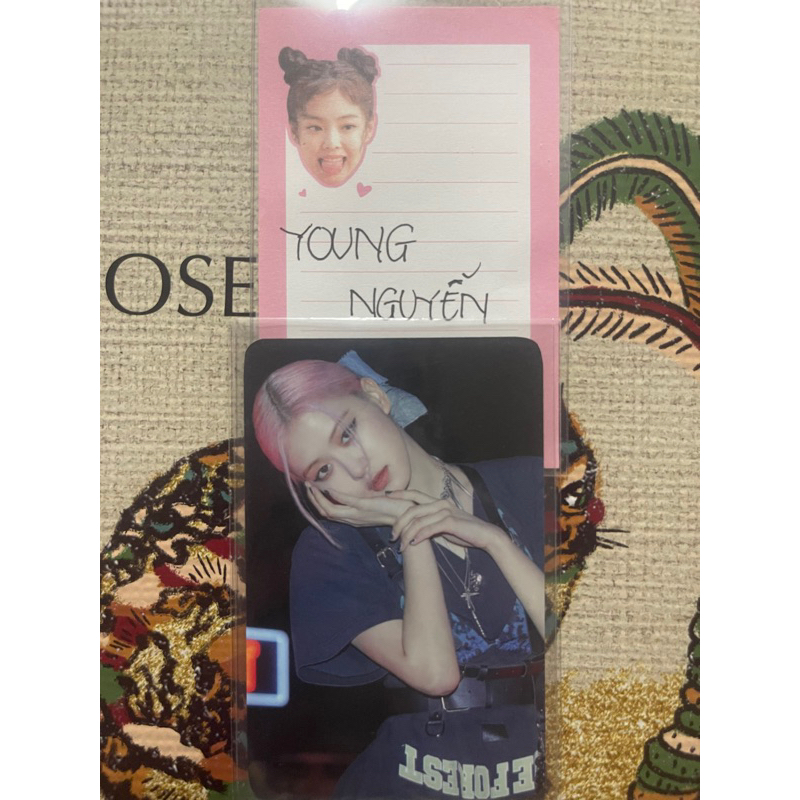 CARD ROSÉ BLACKPINK