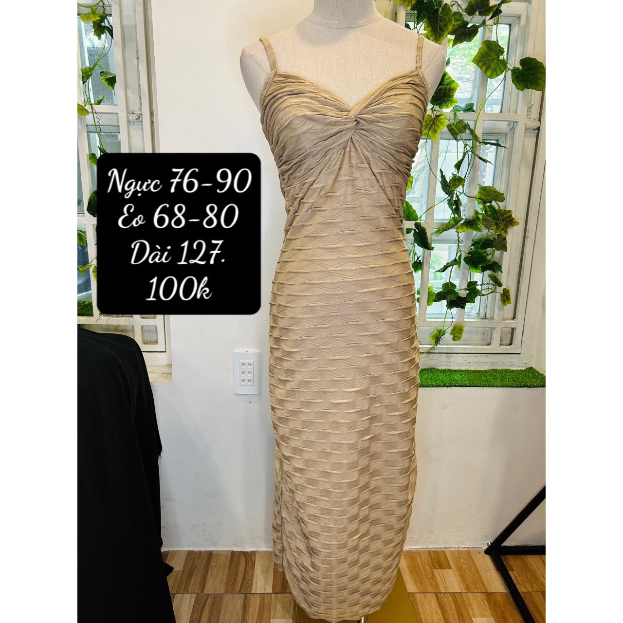 Đầm 2 dây tuyển sexy, đi tiệc, babydoll, vintage, thanh lý, 2hand 95-100% - Hình shop chụp