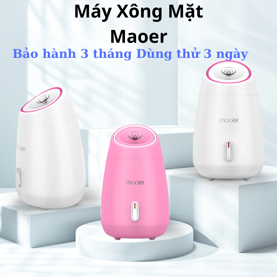 Máy Xông Mặt Cấp Ẩm Da Mặt Cao Cấp Xông Tinh Dầu Hoa Quả Sản Phẩm Của Hãng Maoer bảo hành 6 tháng