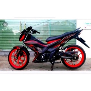 Tem rời sonic 150 đen đỏ