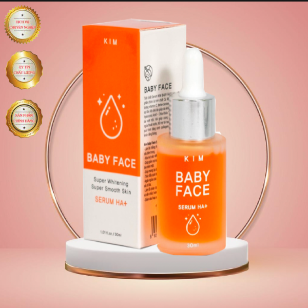 SERUM KIM BABY FACE HA+ Tinh KIM BABY FACE HA Chất Truyền Trắng Sạch Mụn, Mờ Nám, Tàn Nhang (30ml )