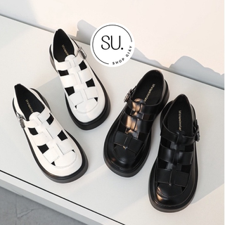 Sandal la mã phong cách cổ điển đế 5.5cm 8011-1