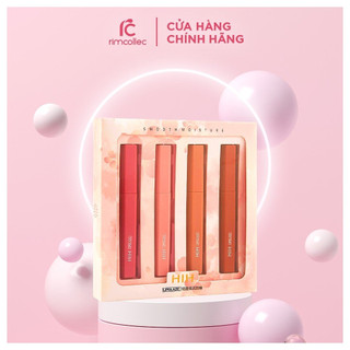 Set 4 son kem bóng mịn lì smooth moisture