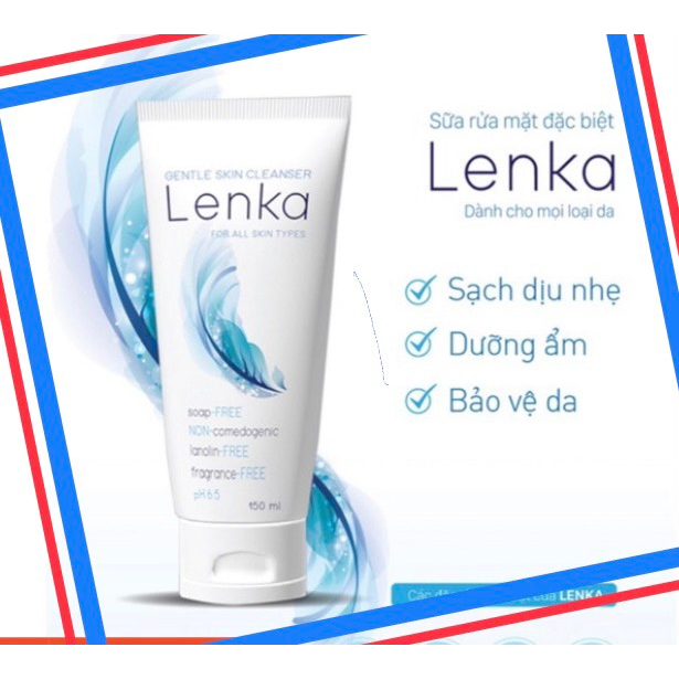 SỮA RỬA MẶT LENKA DỊU NHẸ MÁT DA, KHÔNG GÂY KÍCH ỨNG