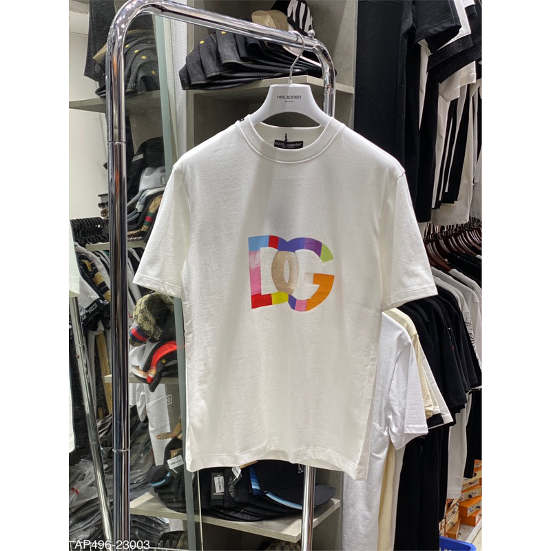 Áo phông D/G logo in màu nổi bật ,chất vải thoáng mát