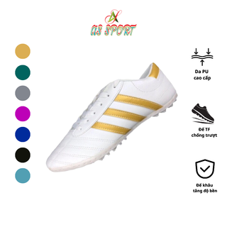 Giày đá bóng 3 sọc, giầy bóng đá, giày đinh đá banh nam sân cỏ nhân tạo chính hãng As Sport