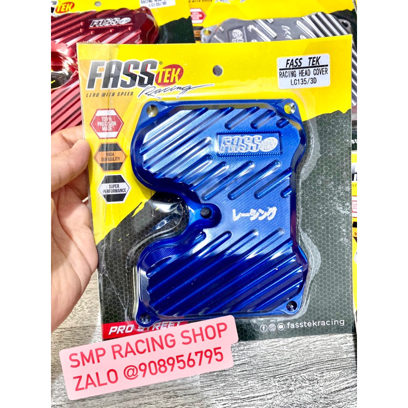 NẮP ĐẦU BÒ CNC FASSTEK RACING CHO EXCITER