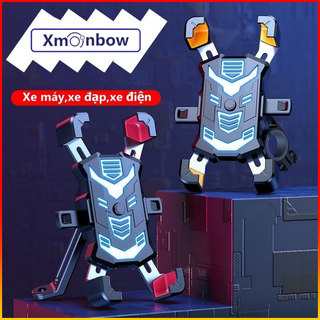 Giá Đỡ - Kẹp Điện Thoại Gắn Xe Máy Xe Đạp Chống Rung Xoay 360 Độ - Chân Kim Loại Chắc Chắn