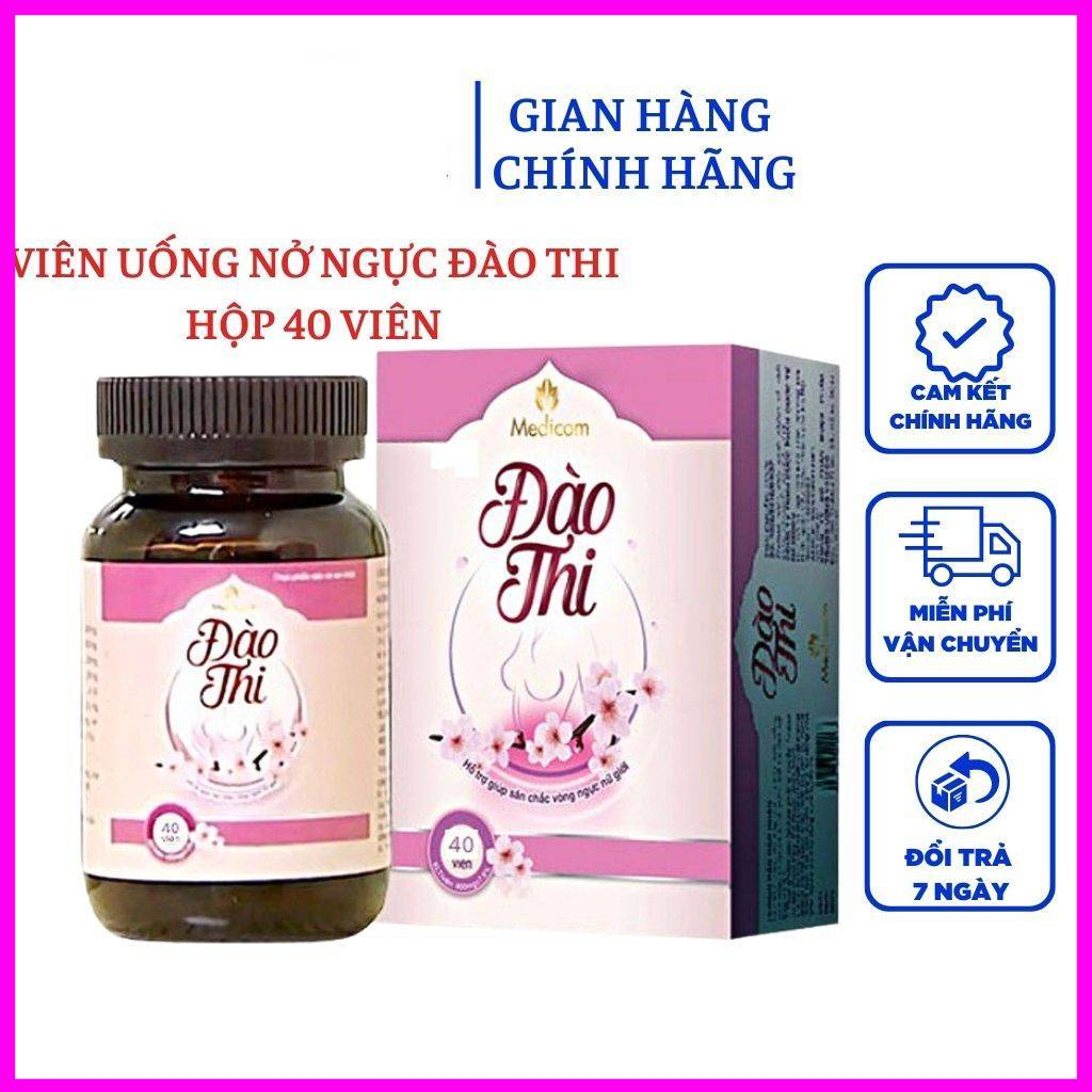 Viên Uống Nở Ngực Đào Thi Tăng Size Vòng 1 trong 2 tuần Hàng Chính Hãng