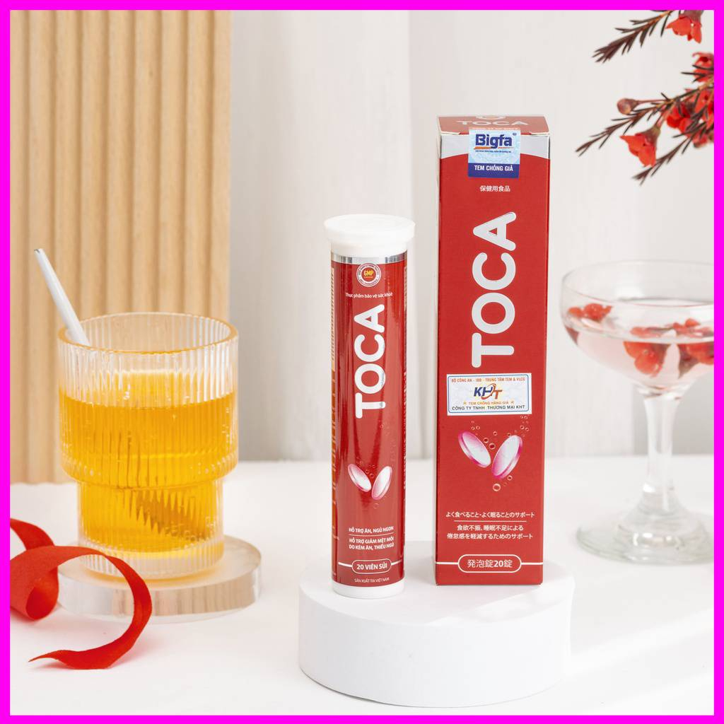 Viên Sủi Toca Hỗ Trợ Tăng Cân Ăn Ngon