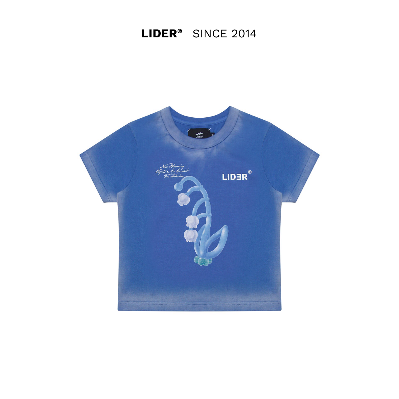 Áo Thun Unisex Hoa LIDER May Lily Tee, Chất Cotton 2 Chiều Form Cropped/Boxy