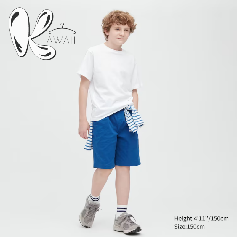 - Áo thun cổ tròn, 100% cotton, kids - Mã 451939 & 444782