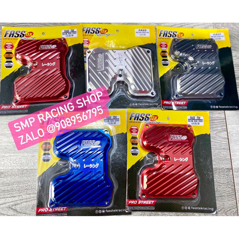 NẮP ĐẦU BÒ CNC FASSTEK RACING CHO EXCITER