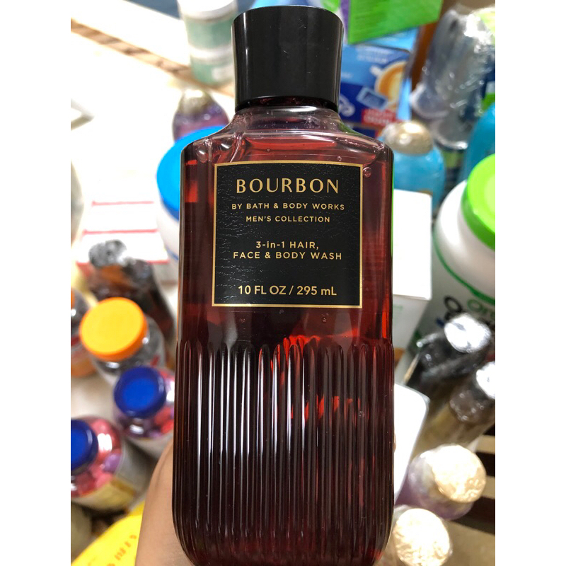 Sữa tắm gội nam Bath & Body Works - Bourbon Men's Collection - 2in1 Hair + Body Wash 295mL