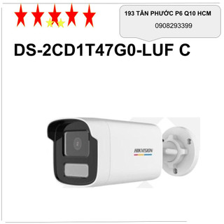 Camera ip colorvu lite 4.0 megapixel hikvision ds-2cd1t47g0-luf