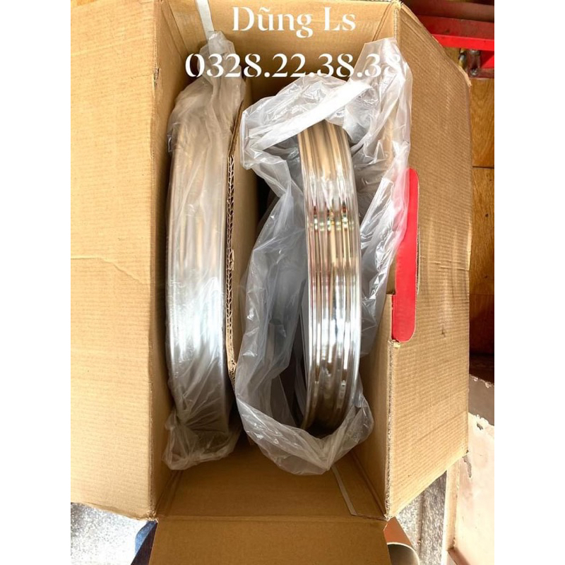 Mâm RACINGBOY RCB 140 x 17 cho Honda Nova Tena, beat, dash, Ls 125 màu trắng Thái lan