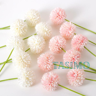 Set 6 hoa bồ công anh lụa 29cm cao cấp nhã nhặn cắm trang trí nhà cửa sang trọng, phụ kiện chụp ảnh