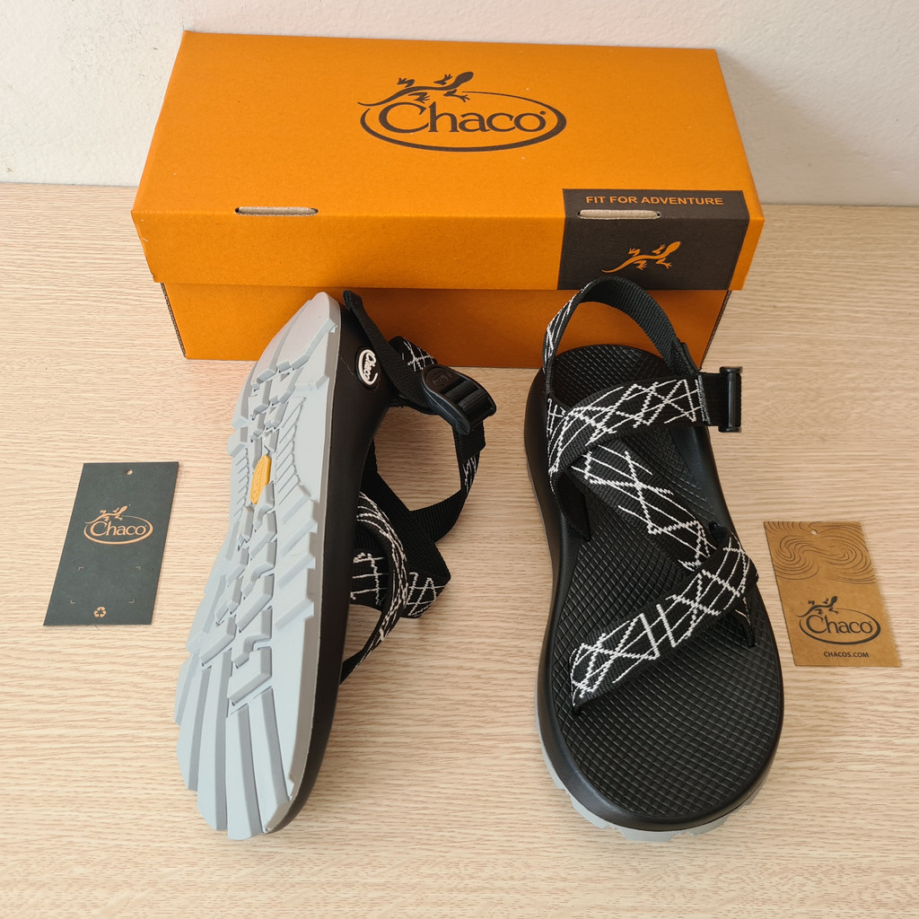 Dép nữ, nam Sandal Chaco Đế Cao 4 màu Đen Trắng Size 35-43