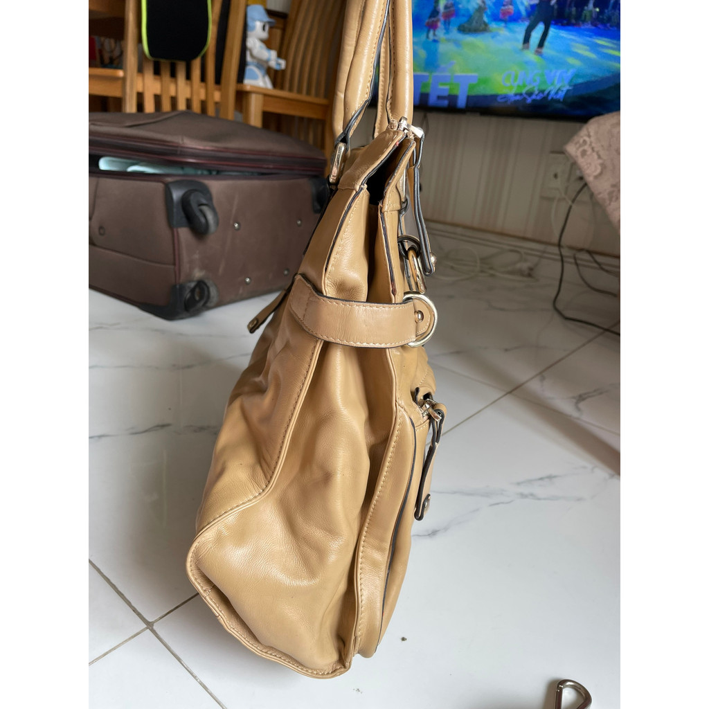 Lc101 Túi si công sở da thật đeo chéo unisex