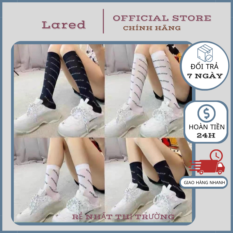 Vớ Tất Chữ BALENCIAGA Cao Cổ Phong Cách Thời Trang Trẻ Trung, Thể Thao, Đường Phố Hot Tren 2023