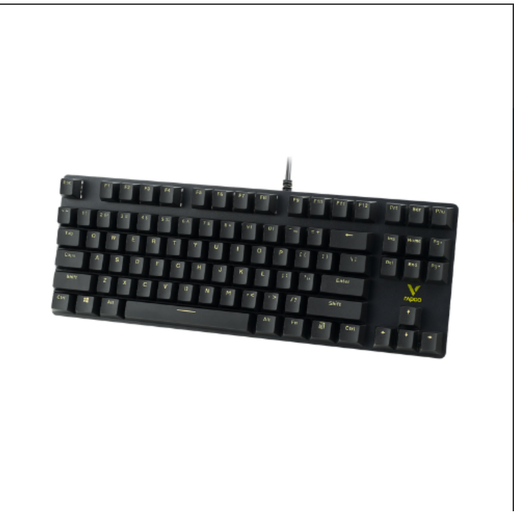 Bàn phím máy tính RAPOO V500 ALLOY Black Brown Switch 12102 Mới