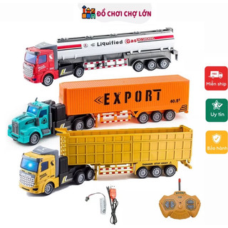 Xe container điều khiển từ xa, xe tải thùng , xe chở hàng đầu kéo điều khiển cao cấp loại to đẹp có bảo hành