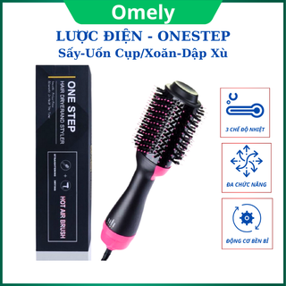 Lược điện đa năng ONESTEP, làm xoăn tóc, tạo kiểu dập xù, sấy tóc, 3 chế độ, hàng cao cấp loại 1