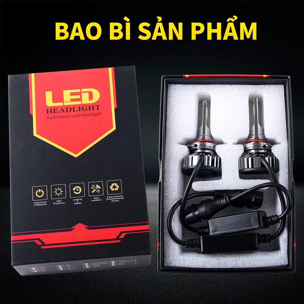 1 Cặp Bóng Đèn Pha LED H4 H7 H11 9006 HB4 3000K 6000K Cho Xe Hơi ​​Đèn LED Phá Sương Mù 12000LM Chuyên Dụng Cho Xe Hơi