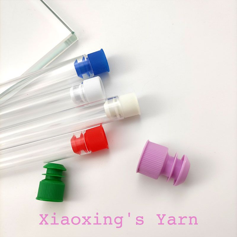 5 cây kim khâu len bằng nhựa 7-9cm cơ bản trong đan móc nhiều màu sắc DIY | Xiaoxing's Yarn