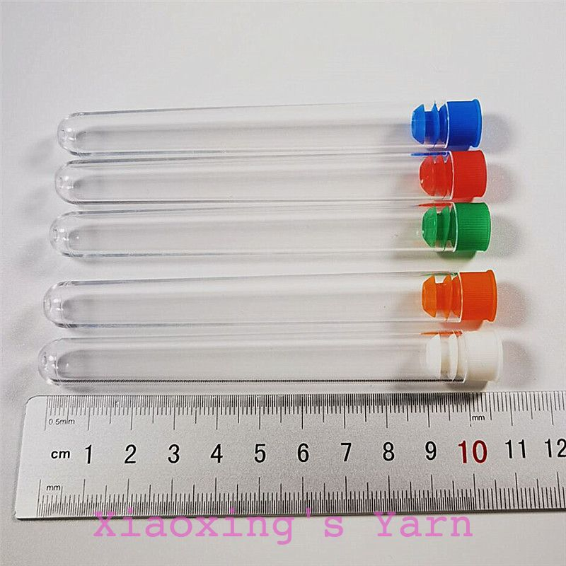 5 cây kim khâu len bằng nhựa 7-9cm cơ bản trong đan móc nhiều màu sắc DIY | Xiaoxing's Yarn