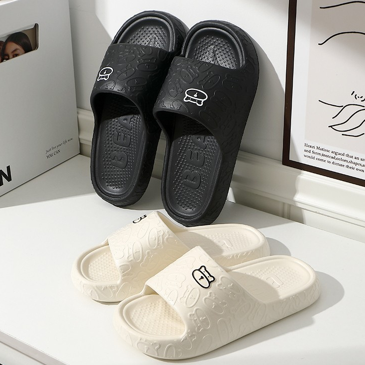 Dép Đi Trong Nhà / Ngoài Trời, Họa Tiết Hoạt Hình Thời Trang Cho Cặp Đôi - Fan mi