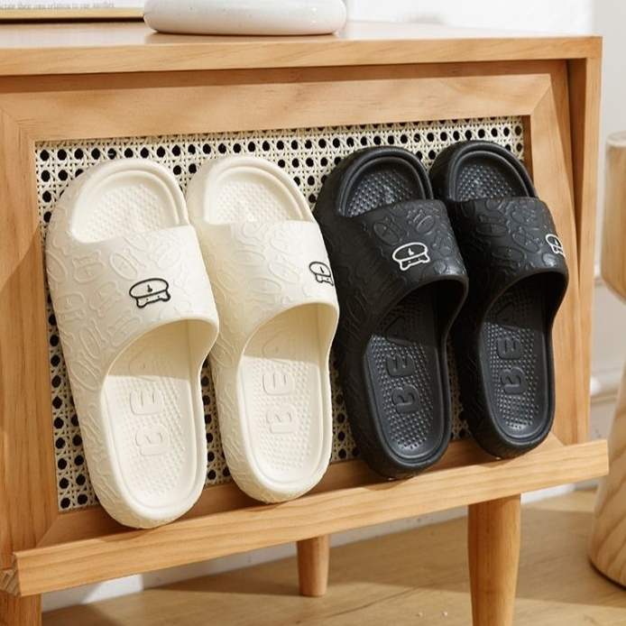 Dép Đi Trong Nhà / Ngoài Trời, Họa Tiết Hoạt Hình Thời Trang Cho Cặp Đôi - Fan mi