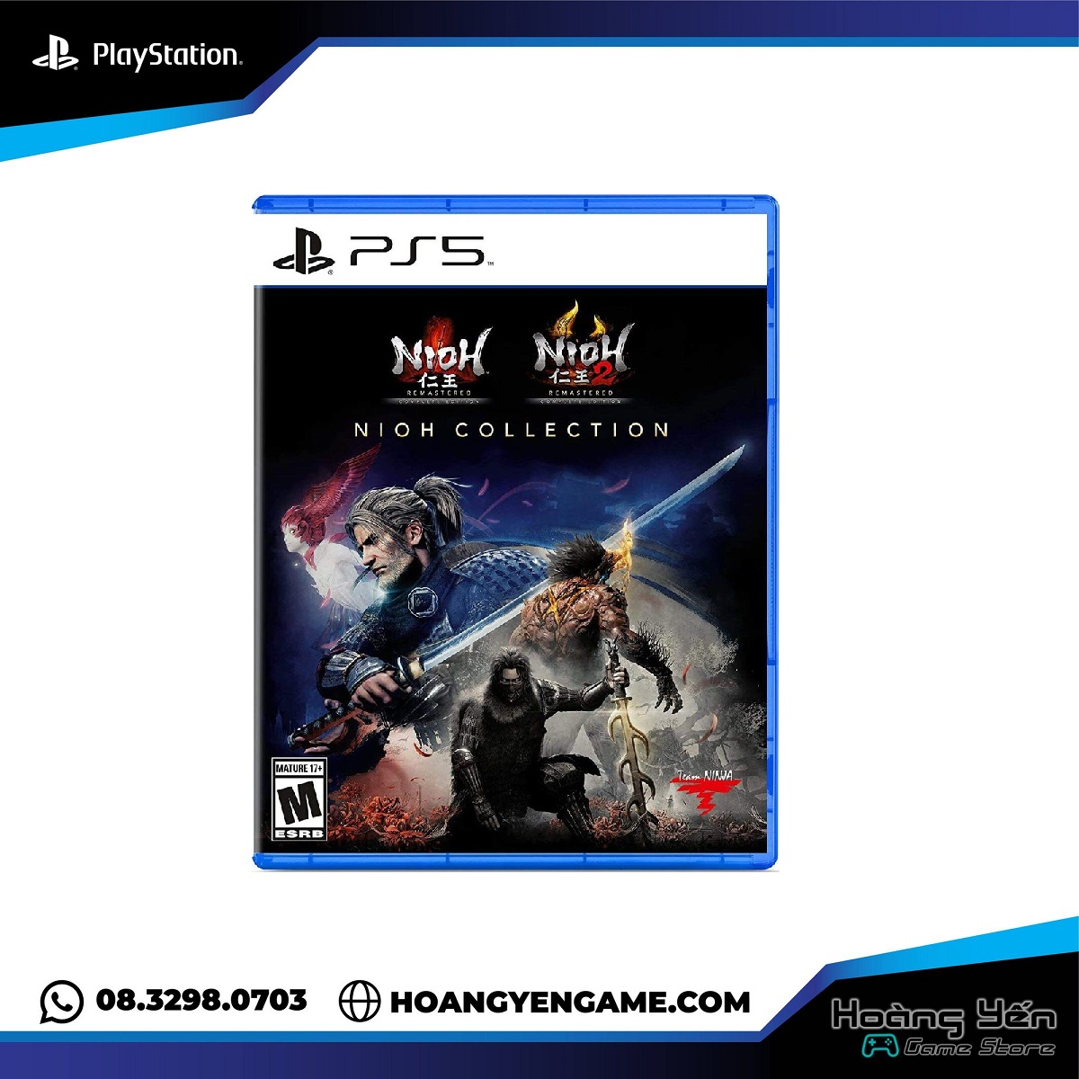 Đĩa Game PS5 / Playstation 5 Nioh Collection