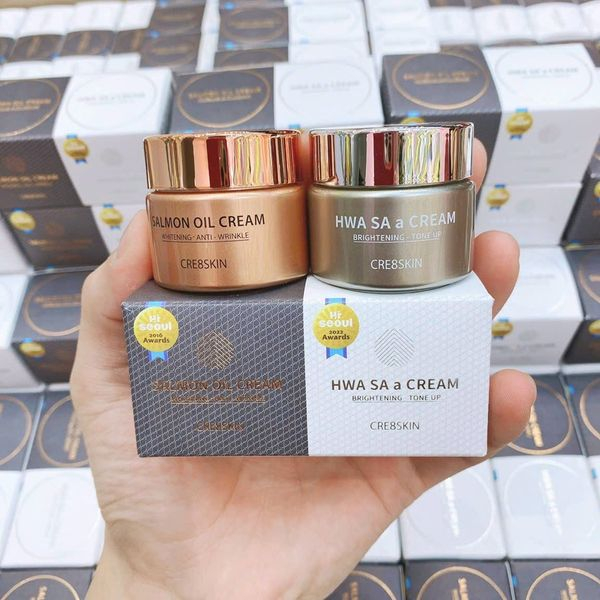 SET KEM DƯỠNG CÁ HỒI CRE8SKIN - Mini size 20g