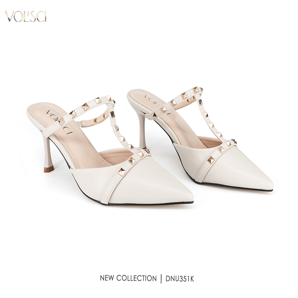 DÉP SANDAL MŨI NHỌN CAO CẤP 5CM CHÍNH HÃNG VOLSCI - DNU351